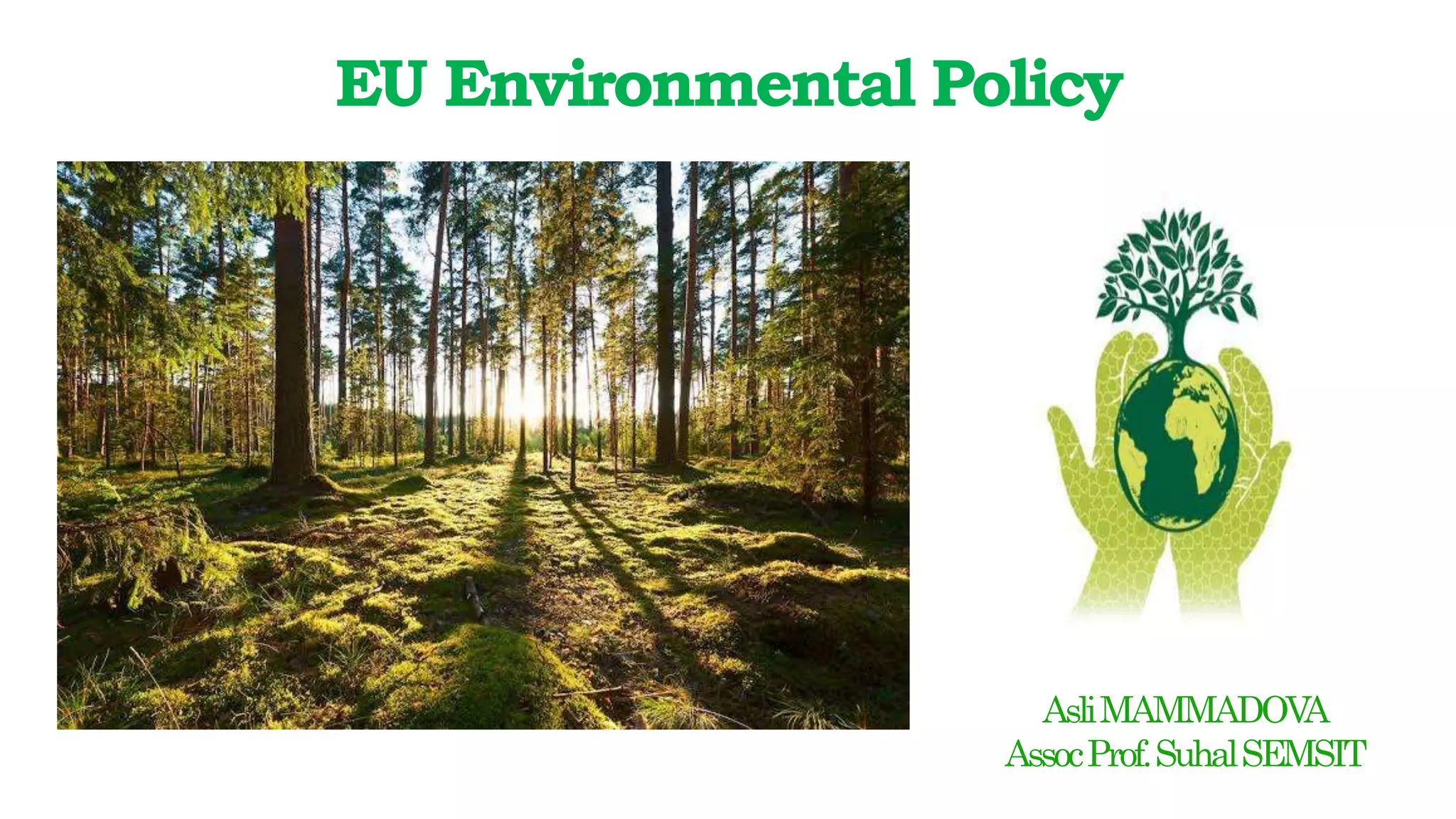EU Environmental Policy | PPTX