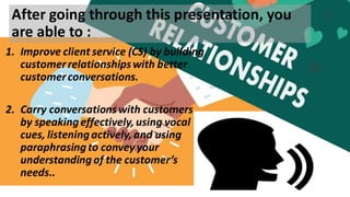 Lesson 4 Interacting With Customers Ppt