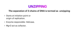 REPLICATION of DNA 