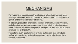 RESERVOIR SOURING :- MECHANISM AND PREVENTION | PPTX