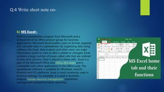MS OFFICE &POWERPOINT | PPTX
