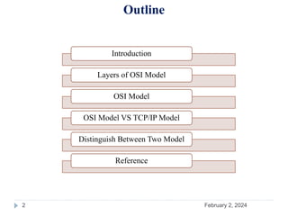 OSI Model VS TCP/IP Model|| Difference Between them | PPT