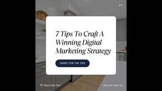 7 Tips To Craft A Winning Digital Marketing Strategy