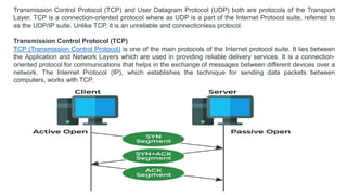 Presentation of the details of tcp and udp protocols | PPT