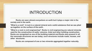 Presentation2 Pptx Rocks In Civil Engineering Pptx