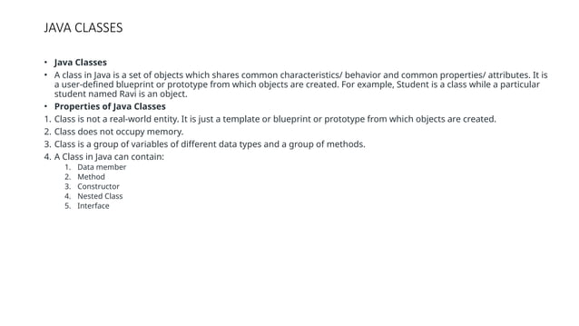 Presentation2.ppt java basic core ppt . | PPT