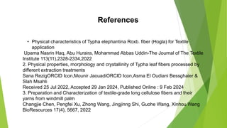 Thesis on Characterization of Hogla Fiber | PDF