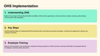 Ohs Programmes E valuating Occupational Health and Safety S ystems A Comprehensive ...