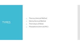 Comprehensive Overview of Hydrogen Energy Production Methods and Their ...
