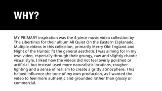 planning and production of music video -c&cs | PPTX