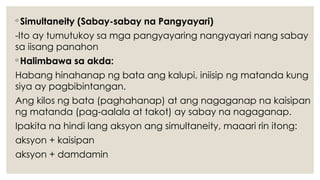 Parallelism Tagalog lesson 3 foreshadowing, parallelism, simultaneity- filipino ...