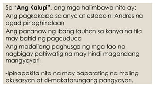 Parallelism Tagalog lesson 3 foreshadowing, parallelism, simultaneity- filipino ...