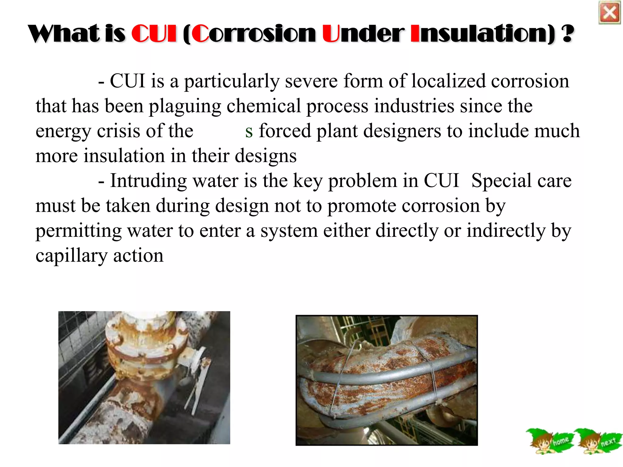 Corrosion under insulation | PPTX