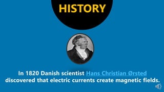 HISTORY
Hans Christian Ørsted
 