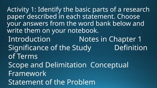Presentation 2-Identifying the Problem and Asking the Questions.pptx