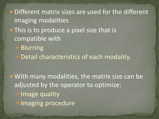 Introduction to Medical Imaging (informatics approach) | PPTX