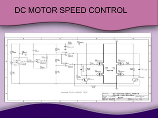 DC MOTOR SPEED CONTROL
 