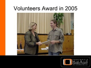 Volunteers Award in 2005 