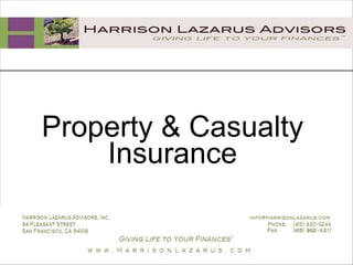Property & Casualty Insurance 