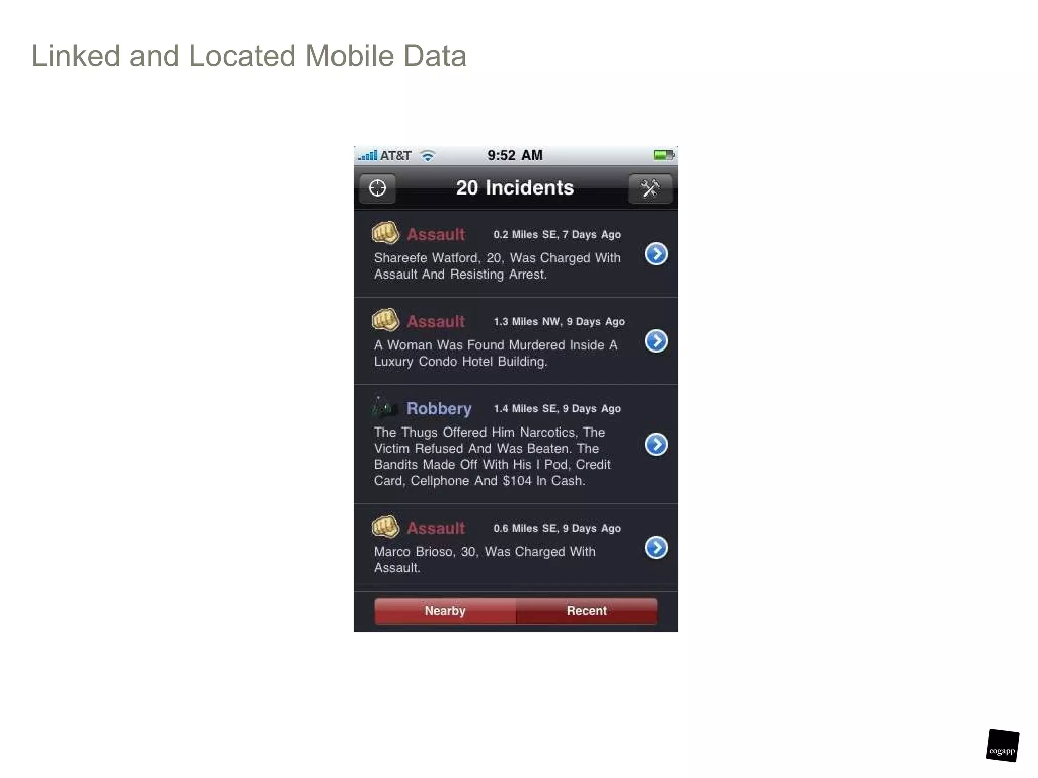 Linked and Located Mobile Data