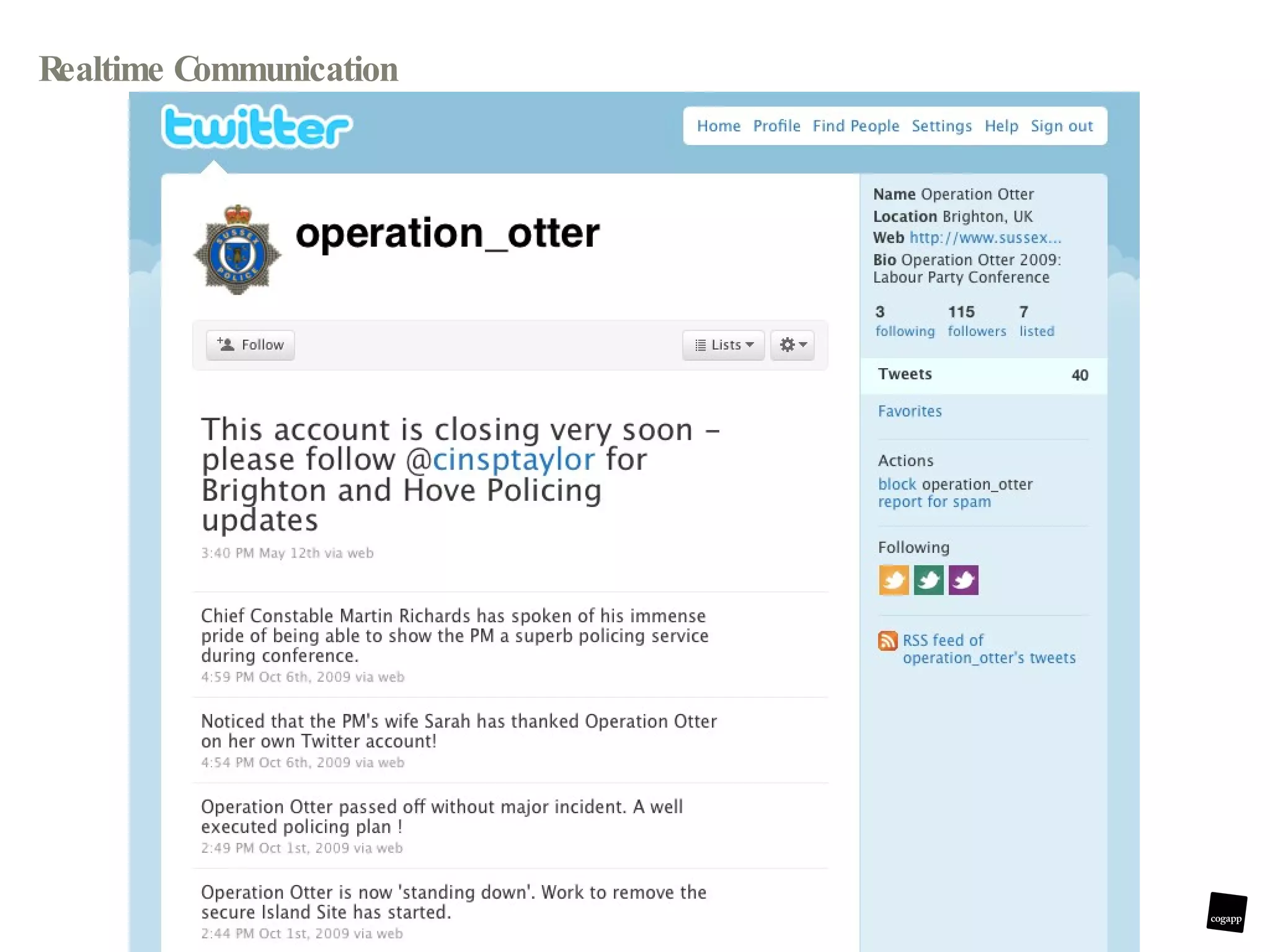 Realtime Communication