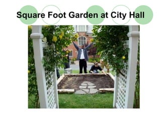 Square Foot Garden at City Hall
 