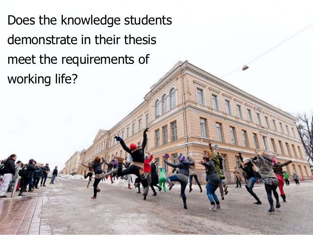 Work environment thesis