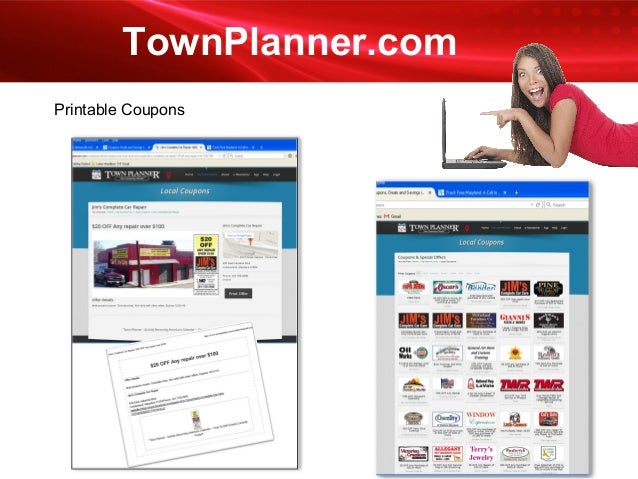 Town Planner Calendar Print Web And Mobile Solution