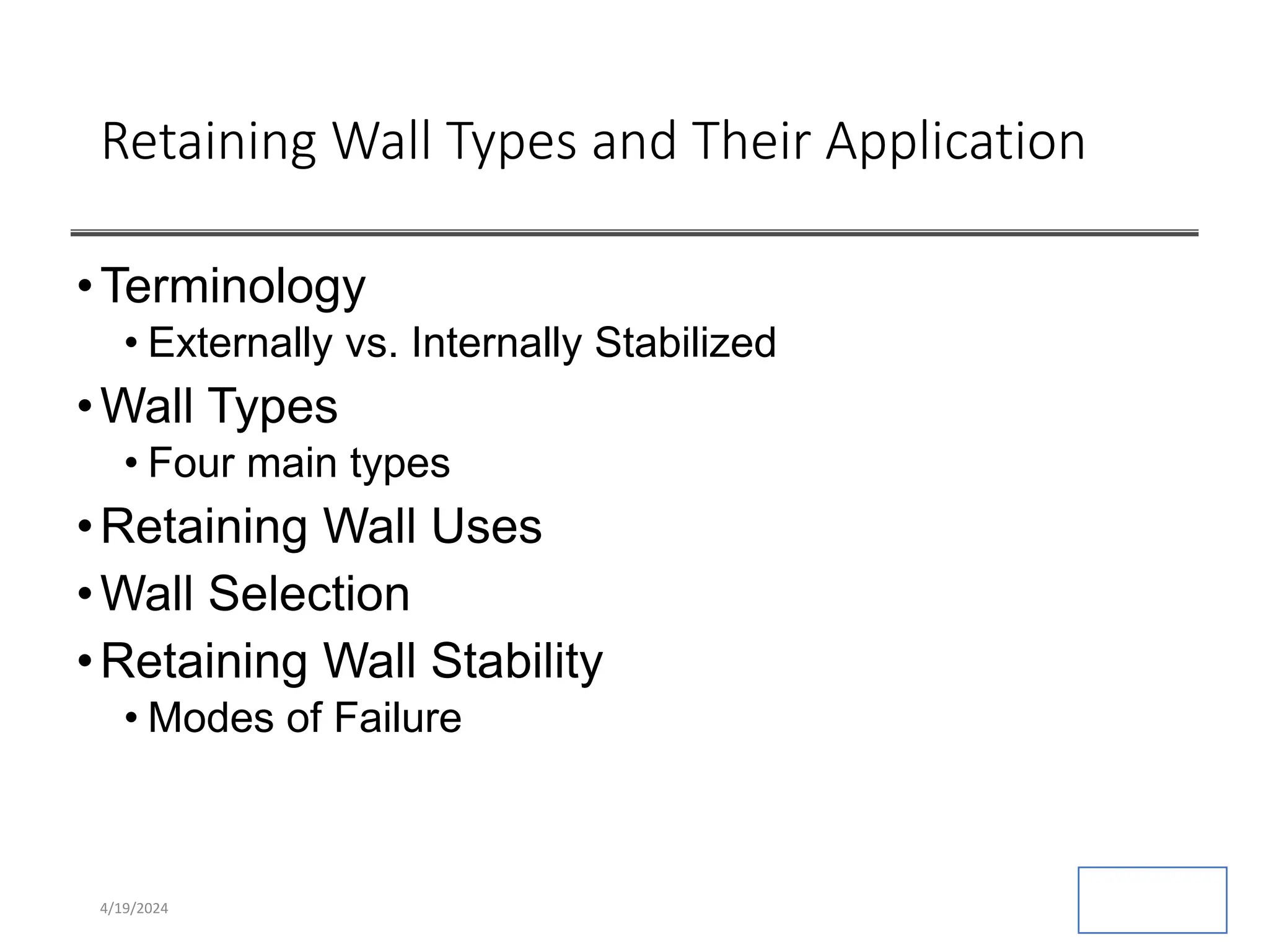 Presentation 2018-10-17 1325 B Retaining Wall Types and Their ...