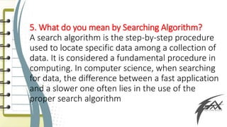 Artificial Intelligence Short Question and Answer | PPT