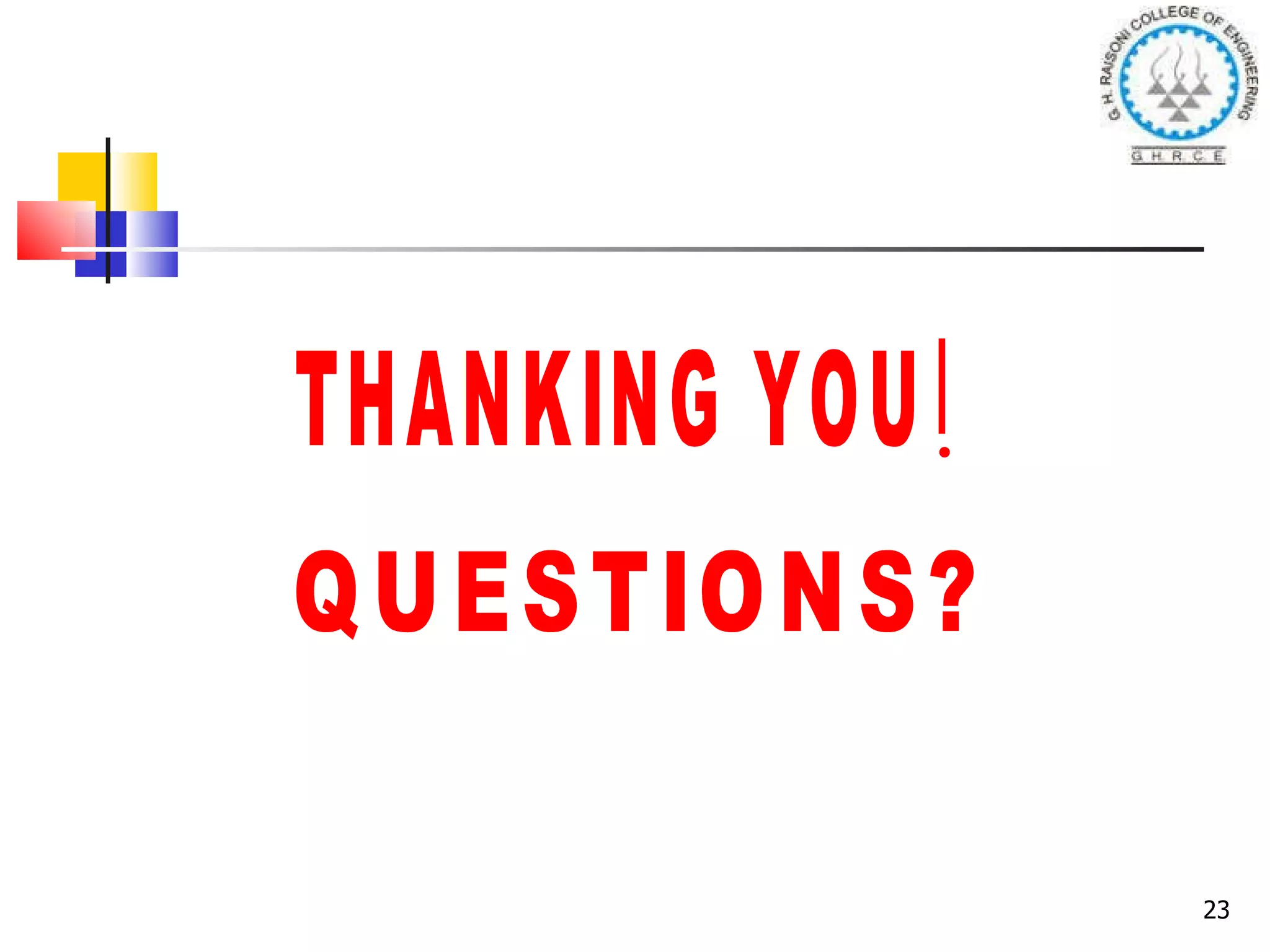 THANKING YOU QUESTIONS? 