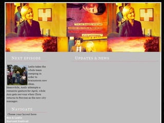 Create a fully functioning website in the style of a fan site