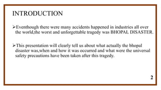 BHOPAL GAS TRAGEDY | PPTX