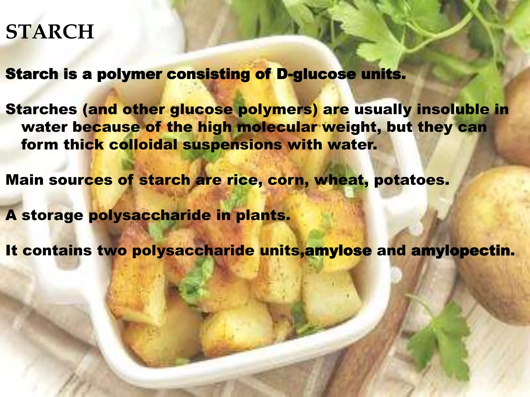 Disaccharides and Polysaccharides | PPTX