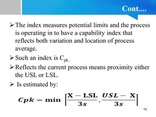 Statistical Process Control Part 2 | PPTX