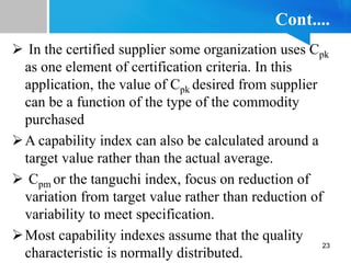 Statistical Process Control Part 2 | PPTX