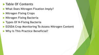 NITROGEN FIXATION SOIL AND AGRICULTURAL MICROBIOLOGY | PDF