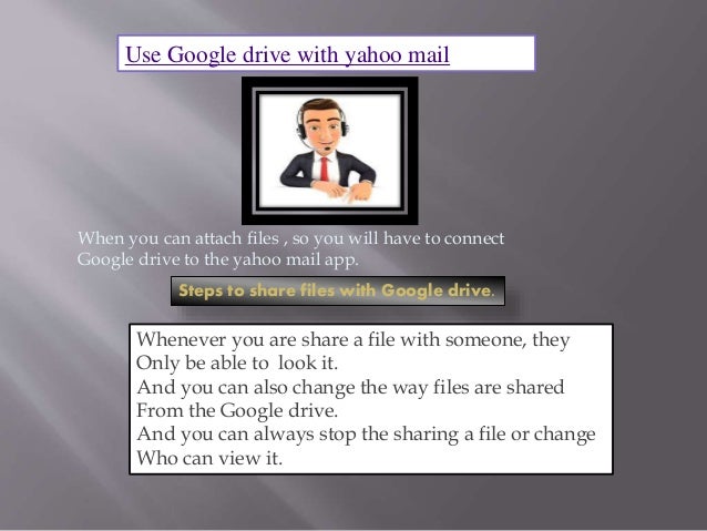 google drive yahoo mail