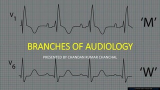 BRANCHES OF AUDIOLOGY
PRESENTED BY CHANDAN KUMAR CHANCHAL
This Photo by Unknown author is licensed under CC BY-SA-NC.
 