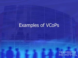 Examples of VCoPs 