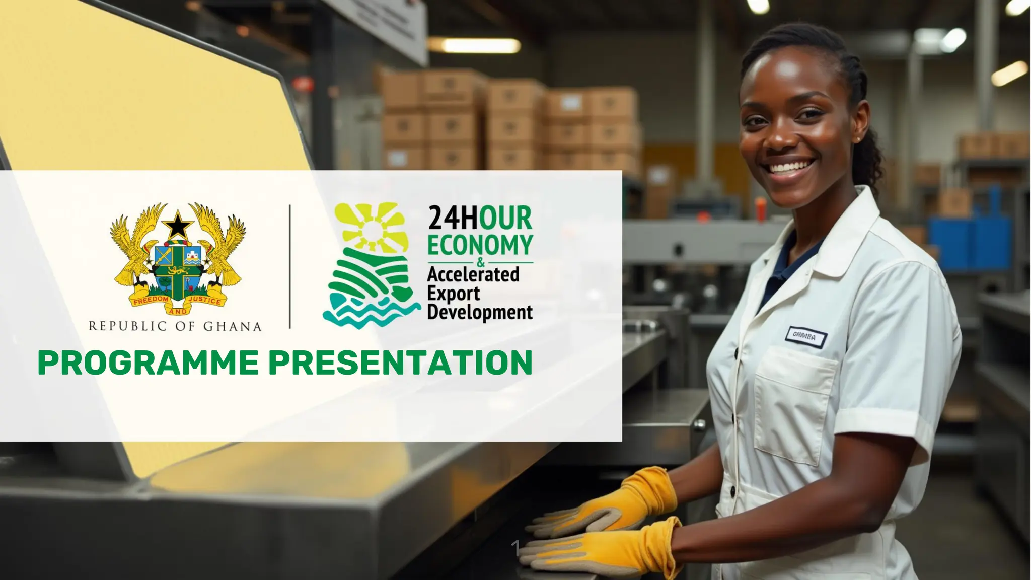 1
PROGRAMME PRESENTATION
 