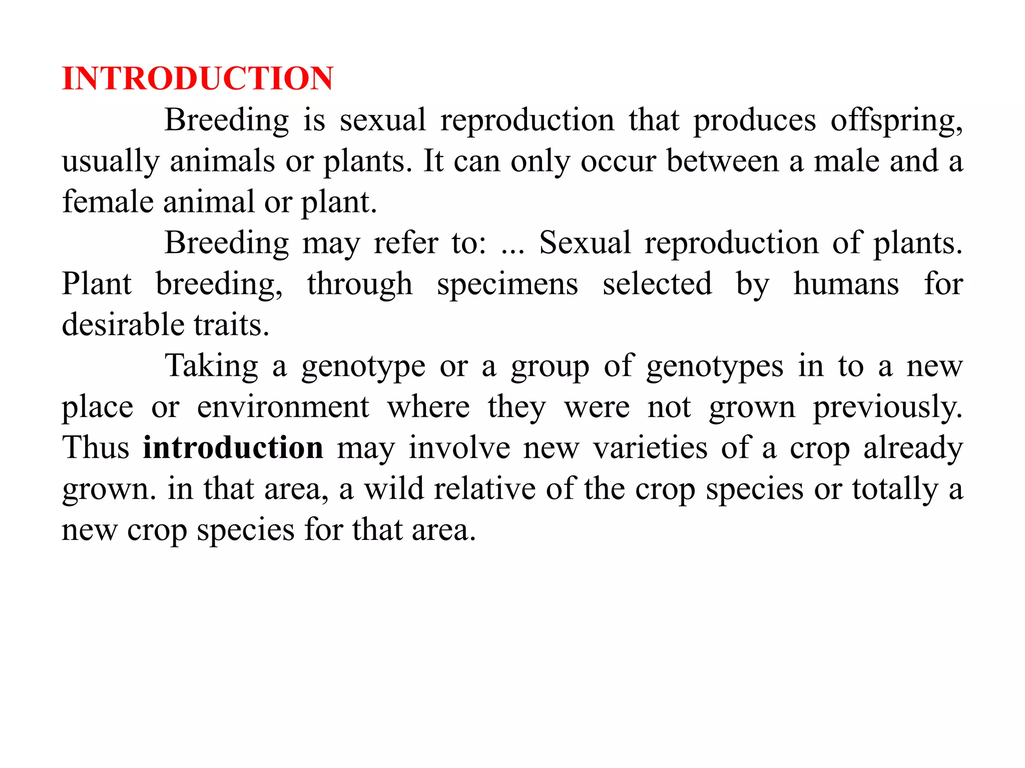 Breeding | PPTX