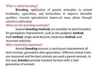 Breeding | PPT
