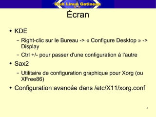 Linux - Configuration du Système