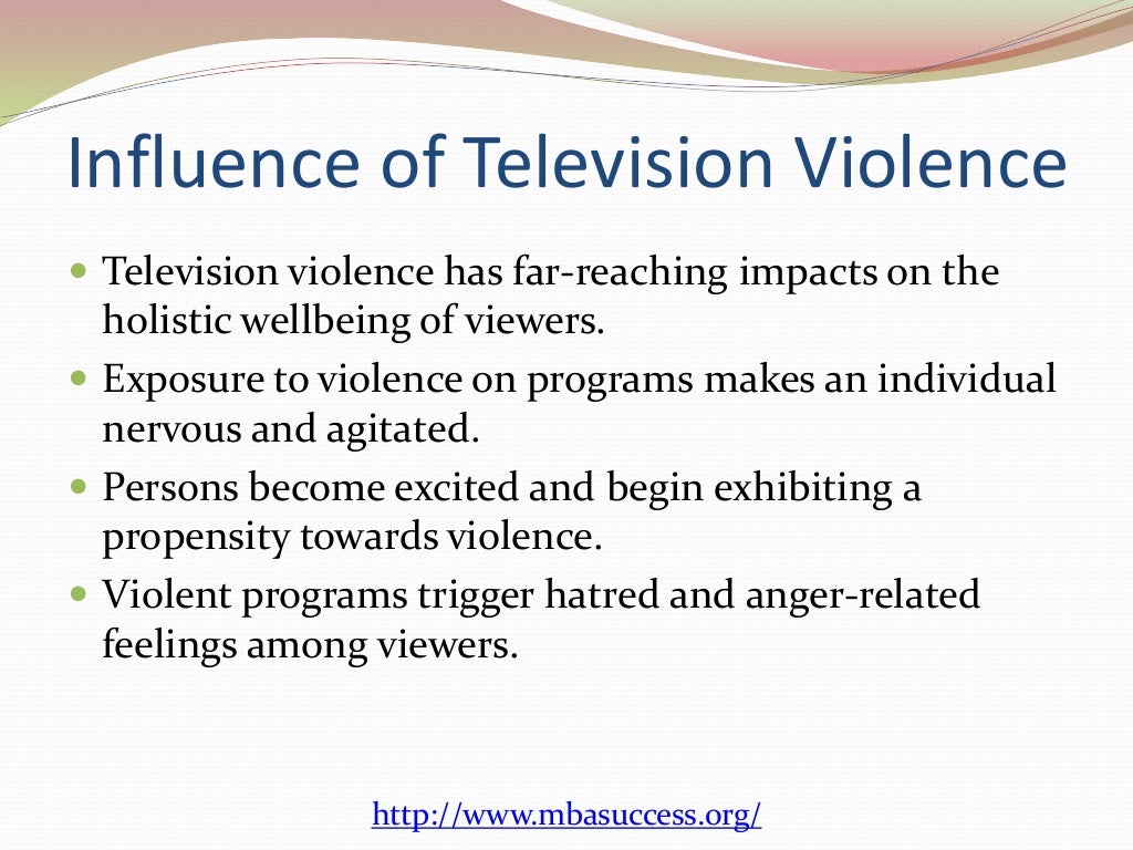 Television violence and violent behavior
