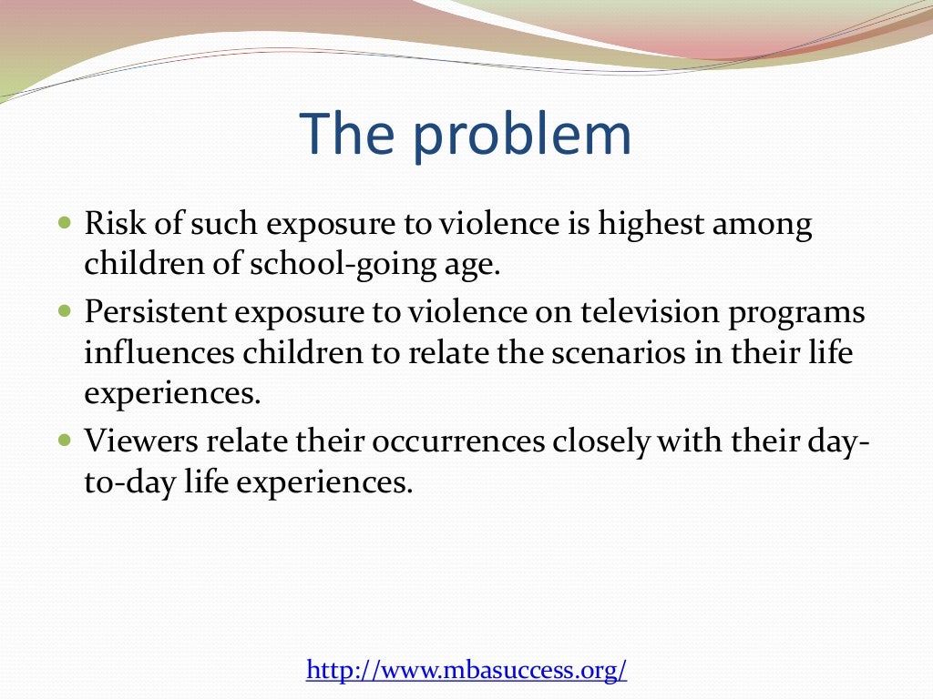 Television violence and violent behavior