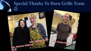 Presentation of a Restaurant Project for Coursework