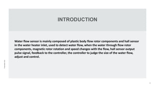 water flow sensor | PPTX