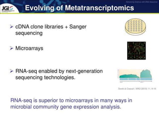 Metatranscriptomics | PPTX