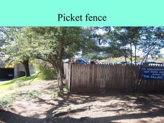 Picket fence
 